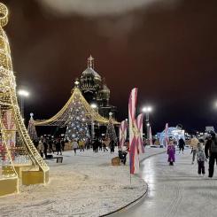 Рождественские гуляния в лучших традициях Российской Империи у Храма ВС в Парке Патриот