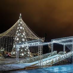Рождественские гуляния в лучших традициях Российской Империи у Храма ВС в Парке Патриот